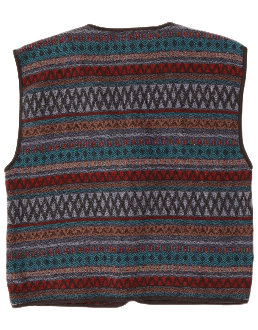 Colete masculino AVANTI IT 56/58 2XL acrílico geométrico multicolorido