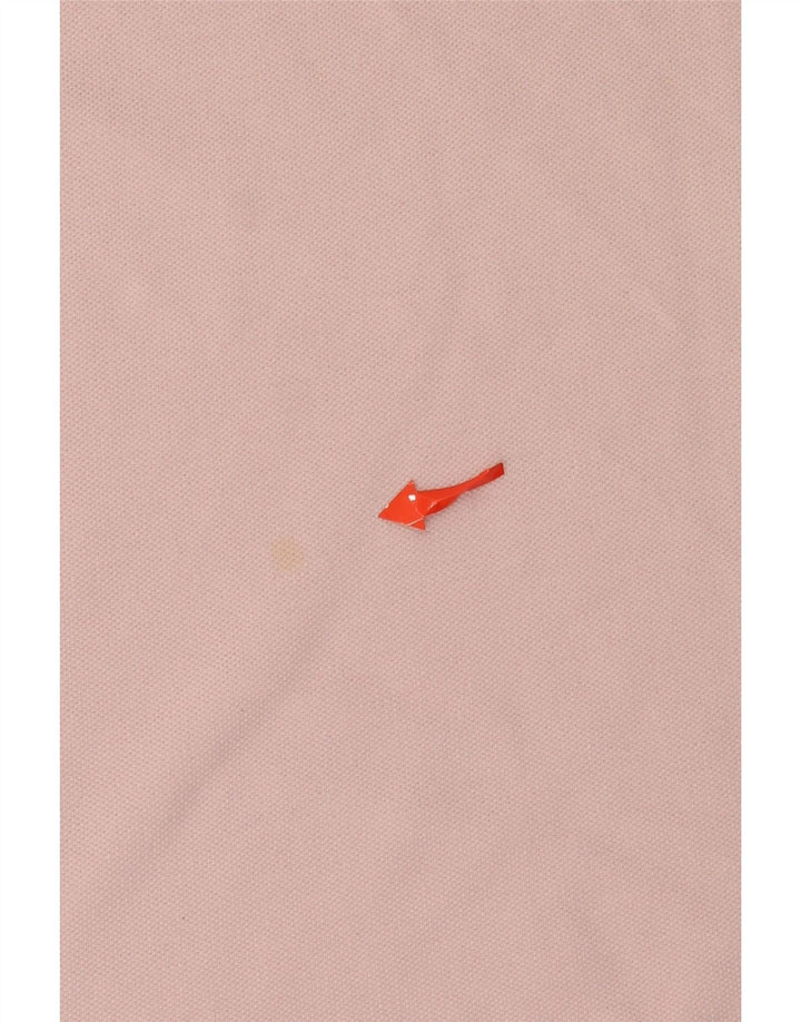 Camisa polo masculina Kappa grande algodão rosa