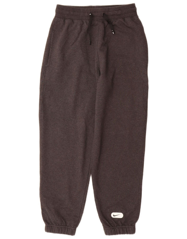 Calça de treino Nike Boys Dri Fit Joggers 12-13 anos grande cinza manchado