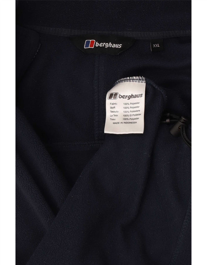 Jaqueta masculina Berghaus Liner Fleece UK 44 2XL poliéster azul marinho