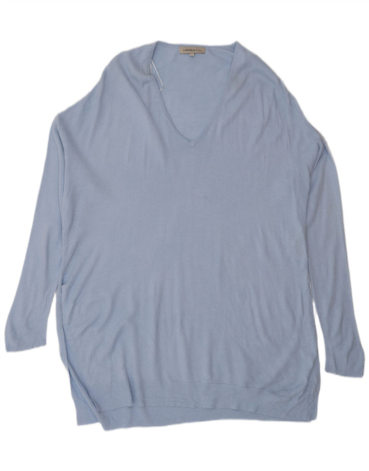 Vestido jumper feminino Marks & Spencer grande tamanho Reino Unido 16 grande azul acrílico