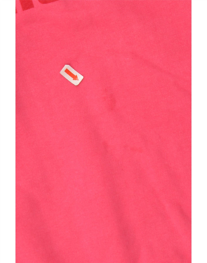 Suéter gráfico feminino AMERICANINO Reino Unido 16 grande algodão rosa