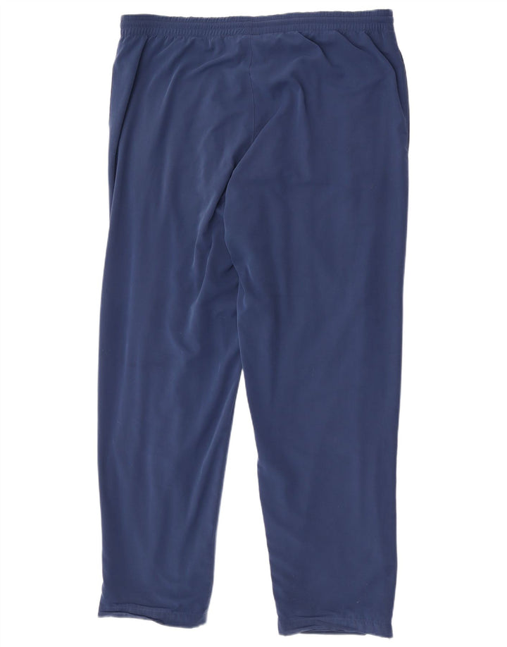 Calça de treino masculina Lotto UK 40/42 poliéster azul grande
