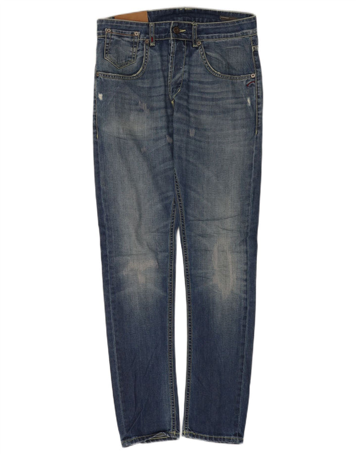 Dondup Feminino Conway Tapered Jeans W30 L30 Azul Algodão