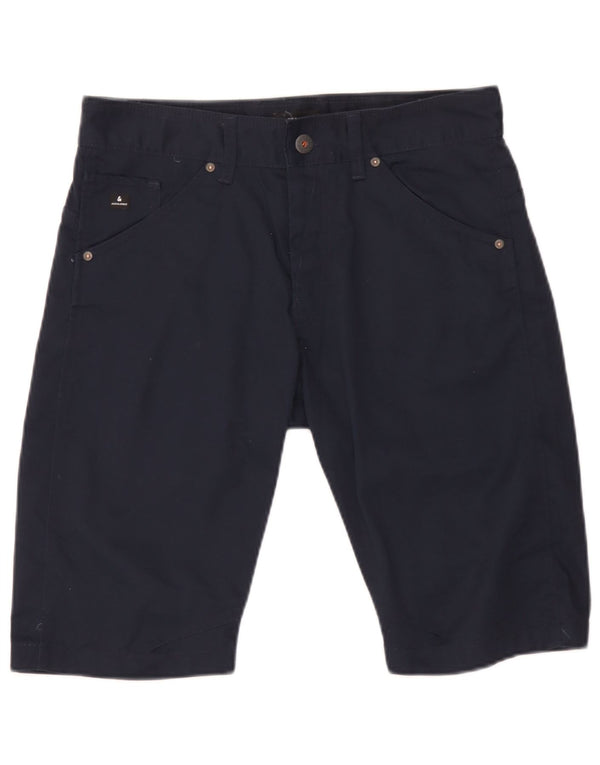 Shorts casuais masculinos Jack & Jones médio W32 poliéster azul marinho
