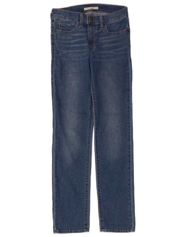 Calça jeans feminina Levi's 312 Shaping Slim W26 L30 azul algodão