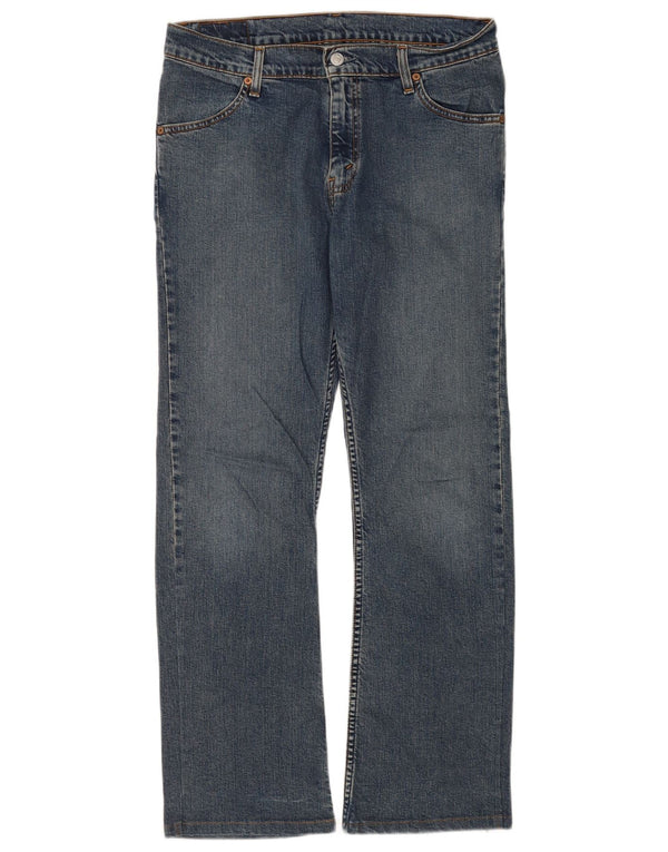 Calça jeans feminina Levi's 560 Straight W30 L29 azul algodão