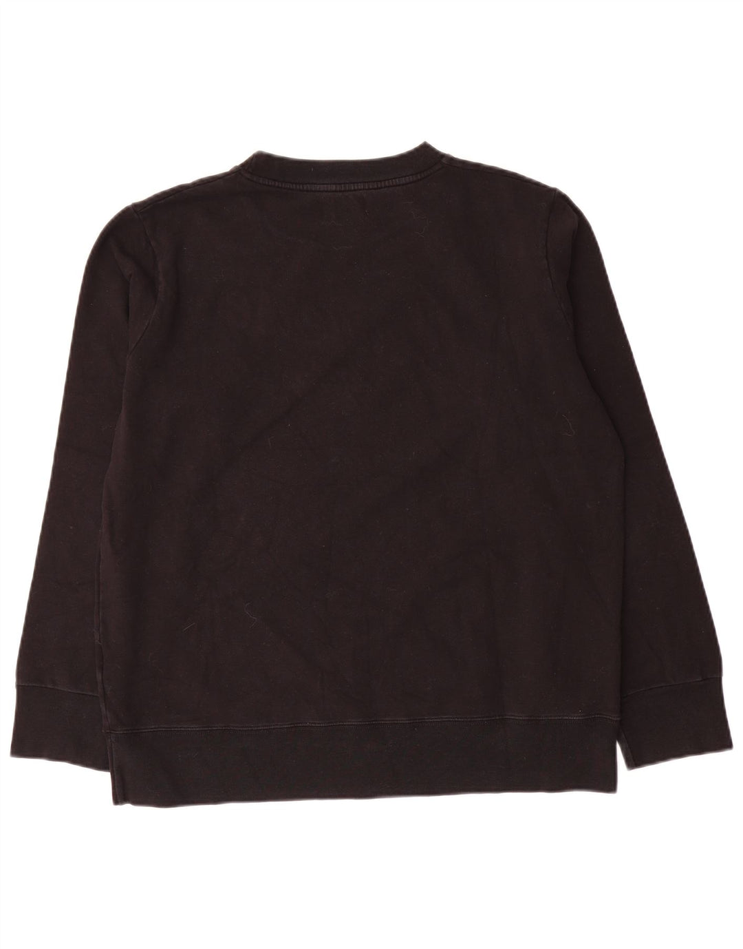 Converse feminino gráfico moletom jumper UK 16 grande algodão preto