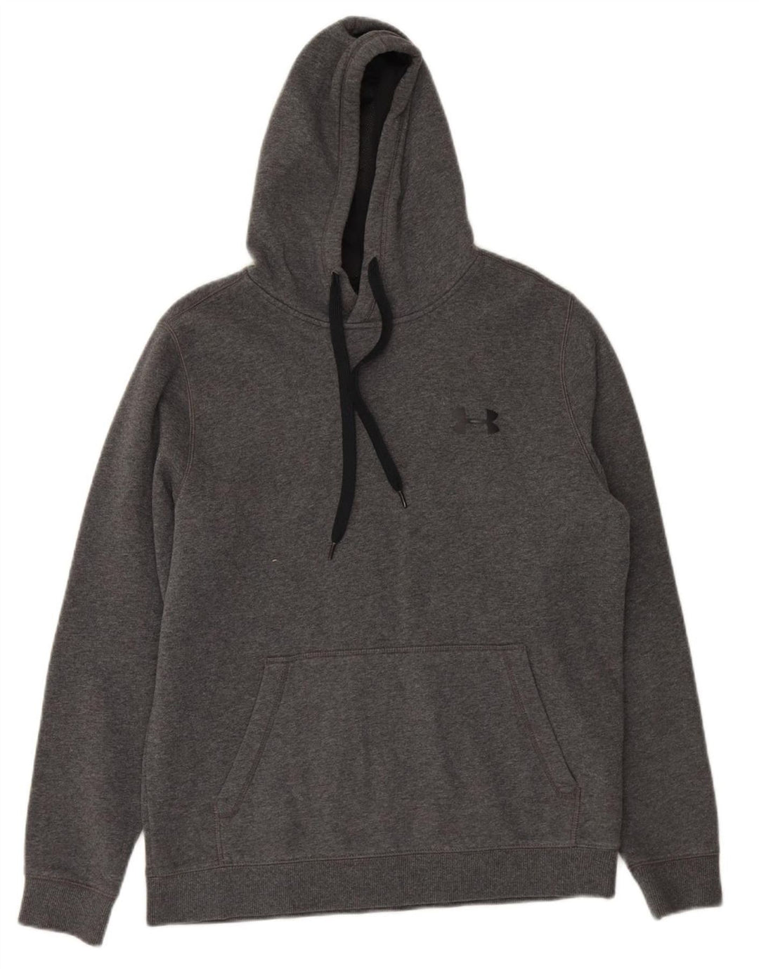 UNDER ARMOUR Suéter masculino com capuz e algodão cinza médio