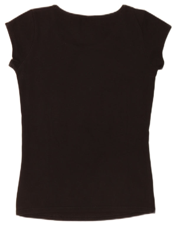 Camiseta Nike Feminina Graphic Top UK 10/12 Médio Preto