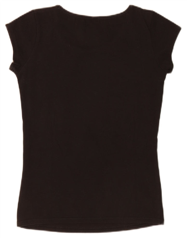 Camiseta Nike Feminina Graphic Top UK 10/12 Médio Preto