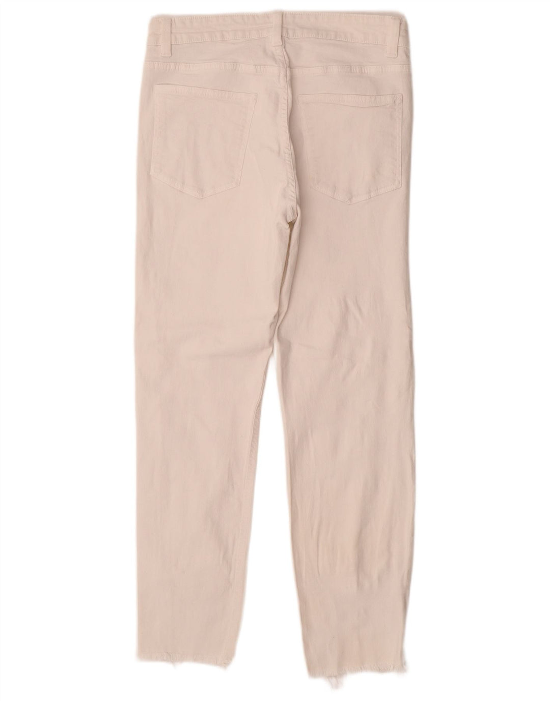 ZARA Mens Slim Jeans EU 42 Grande W32 L28 Algodão Branco