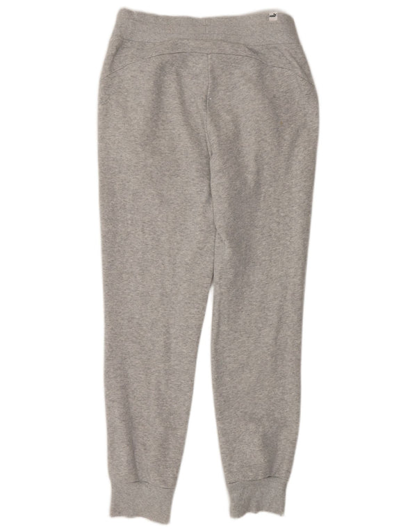Calça de treino feminina Puma Joggers UK 10 pequeno algodão cinza
