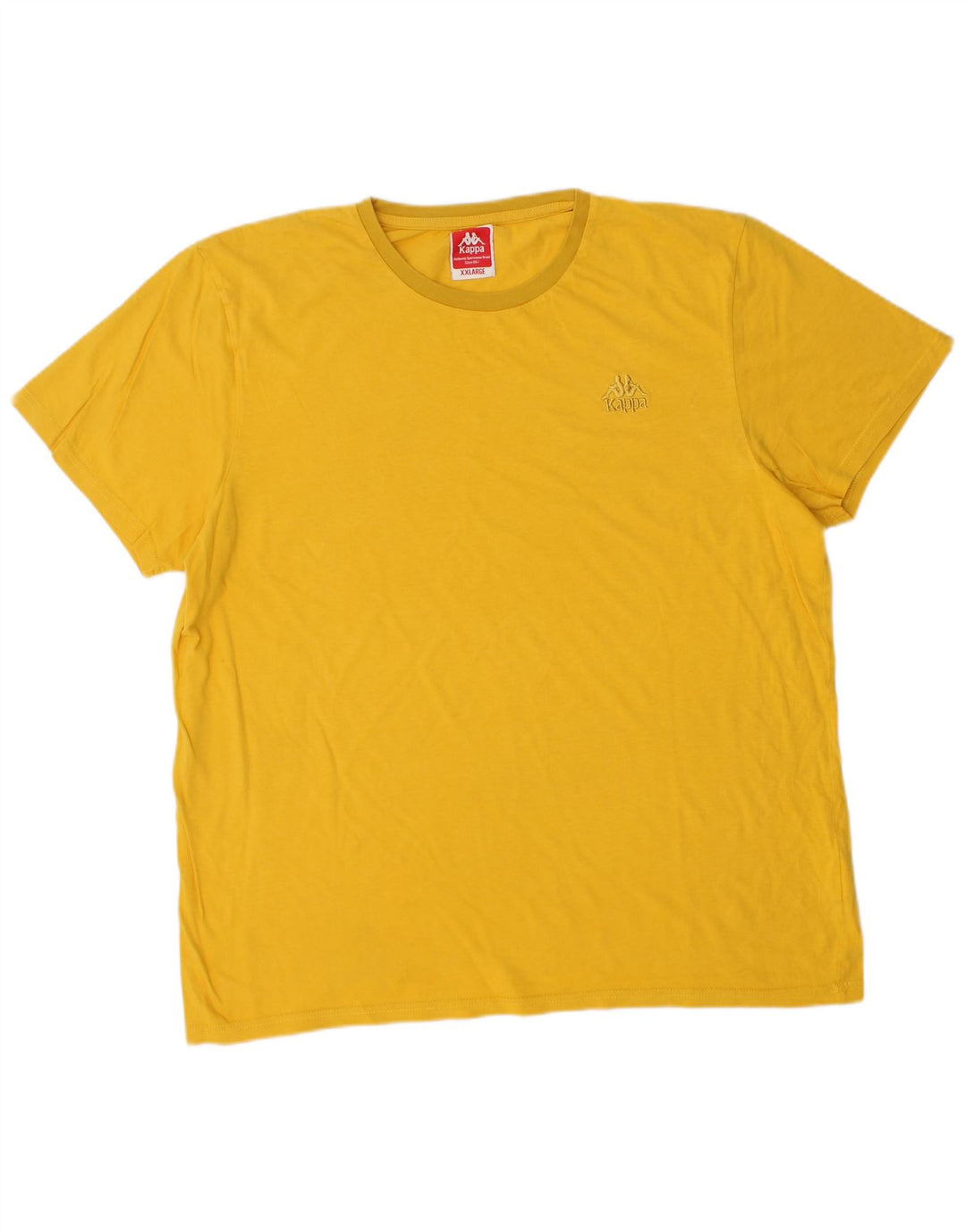 Camiseta masculina KAPPA Top 2XL algodão amarelo