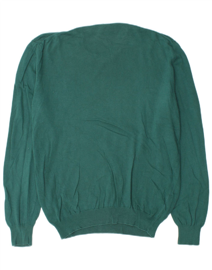 Suéter masculino North Sails com gola redonda e algodão verde pequeno