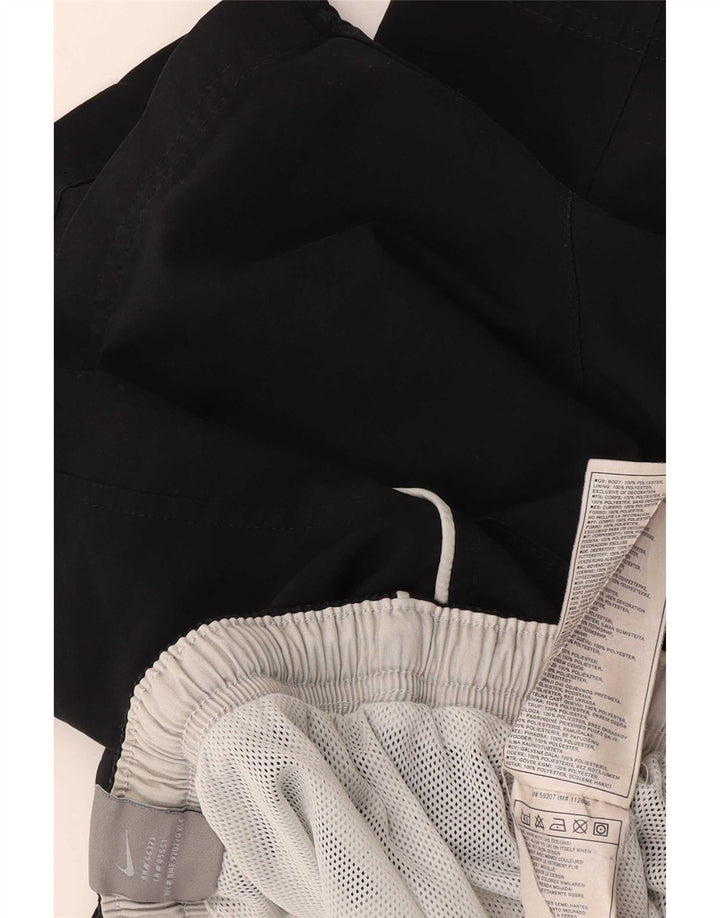Shorts esportivos femininos Nike UK 12 poliéster preto médio