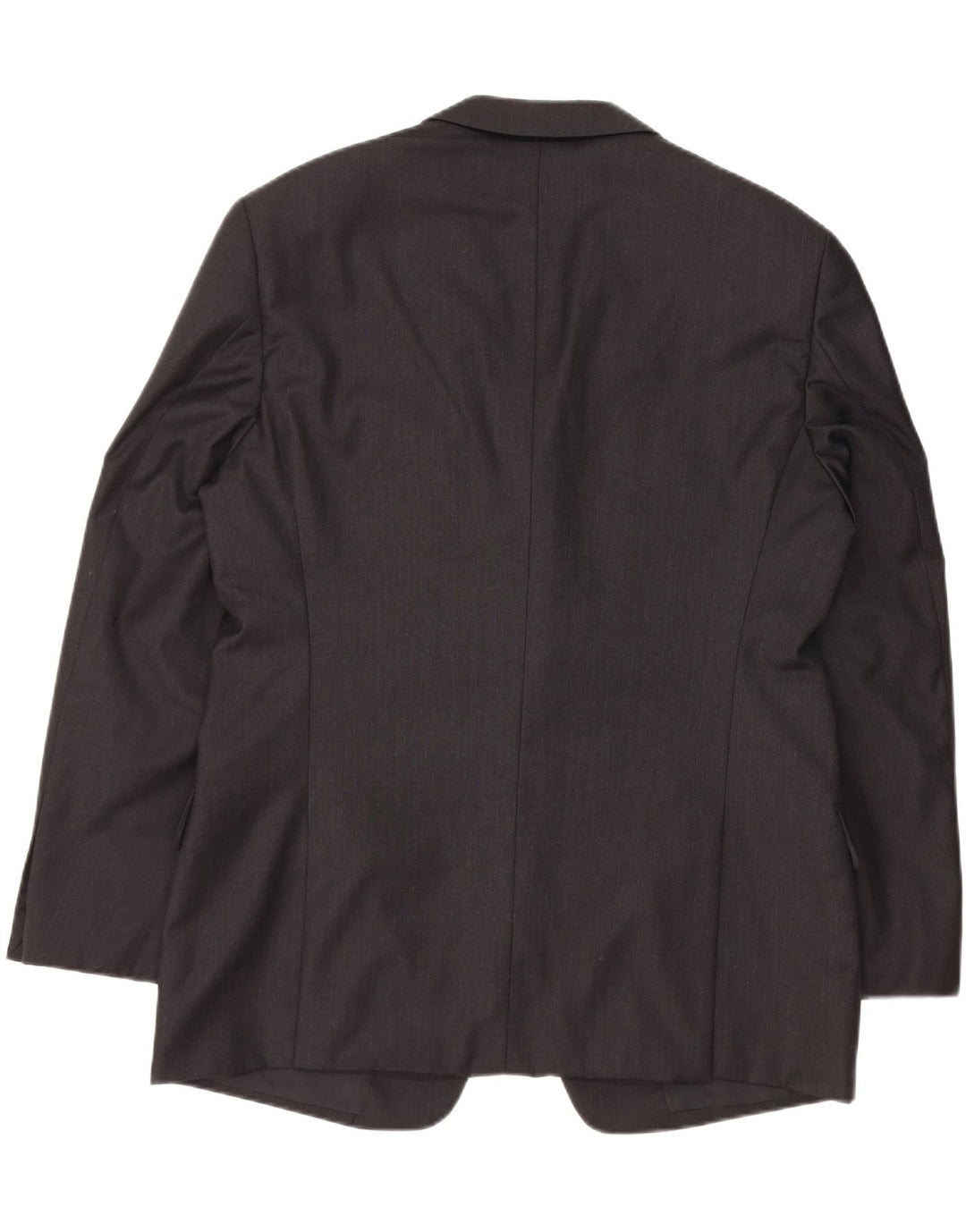 ARMANI COLLEZIONI Jaqueta blazer masculina de 3 botões IT 52 XL lã preta