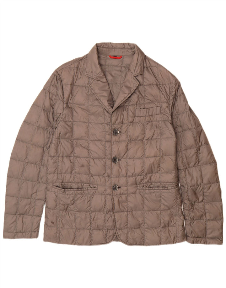 Jaqueta acolchoada masculina Fay UK 40 grande cinza