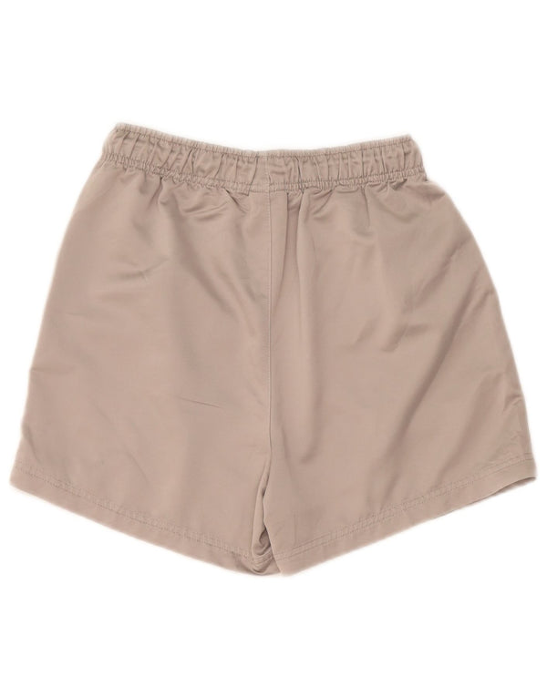 Shorts esportivos femininos Nike UK 8 pequenos cinza