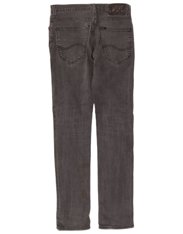 LEE Masculino Jegger Straight Jeans W30 L32 Algodão Cinza