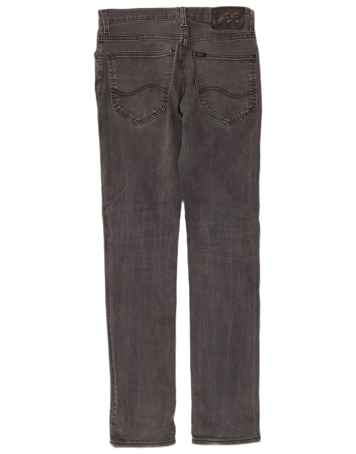 LEE Masculino Jegger Straight Jeans W30 L32 Algodão Cinza