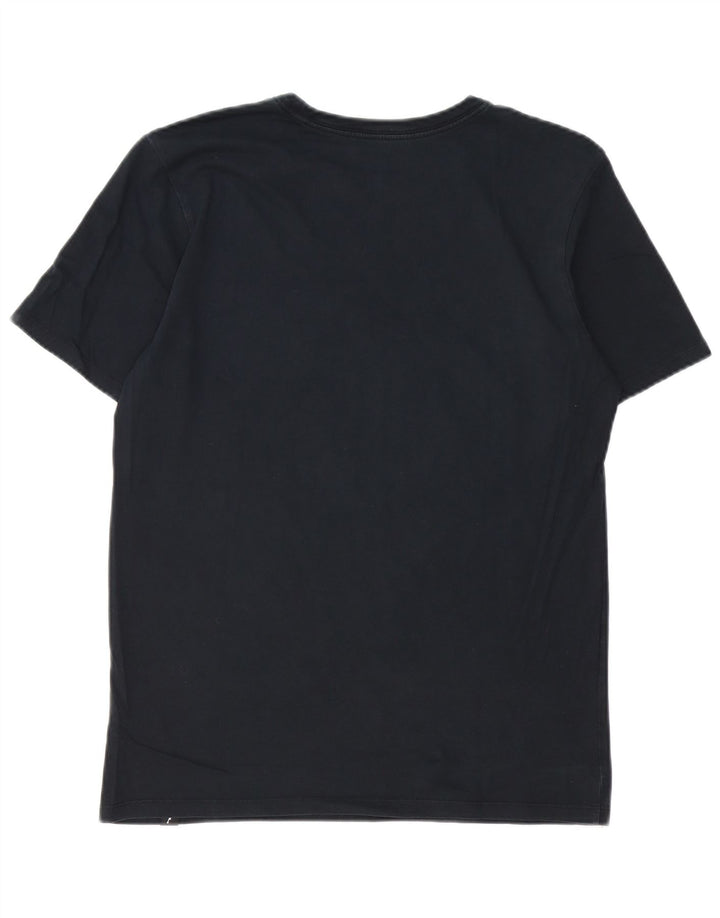 Camiseta Jordan Masculina Graphic Top Médio Algodão Azul Marinho
