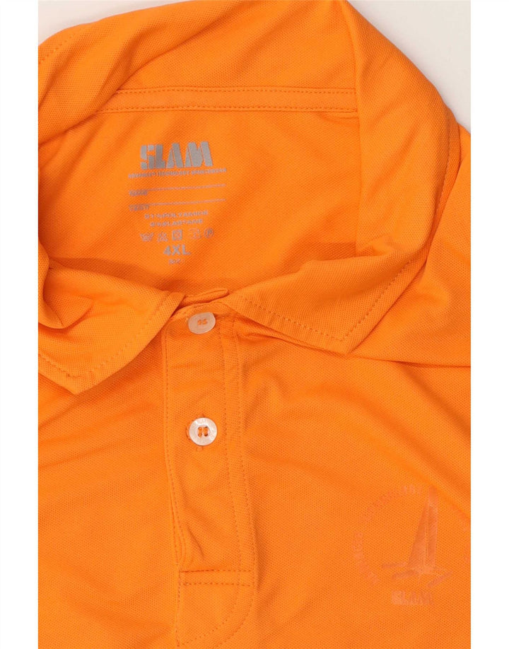Camisa polo masculina Slam 4XL poliamida laranja