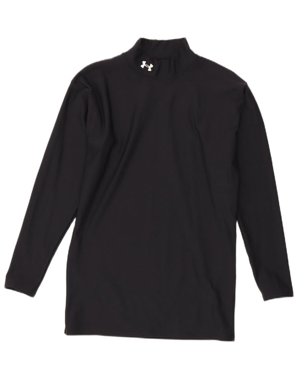 Under Armour Mens Cold Gear Top Manga Longa 2XL Nylon Preto