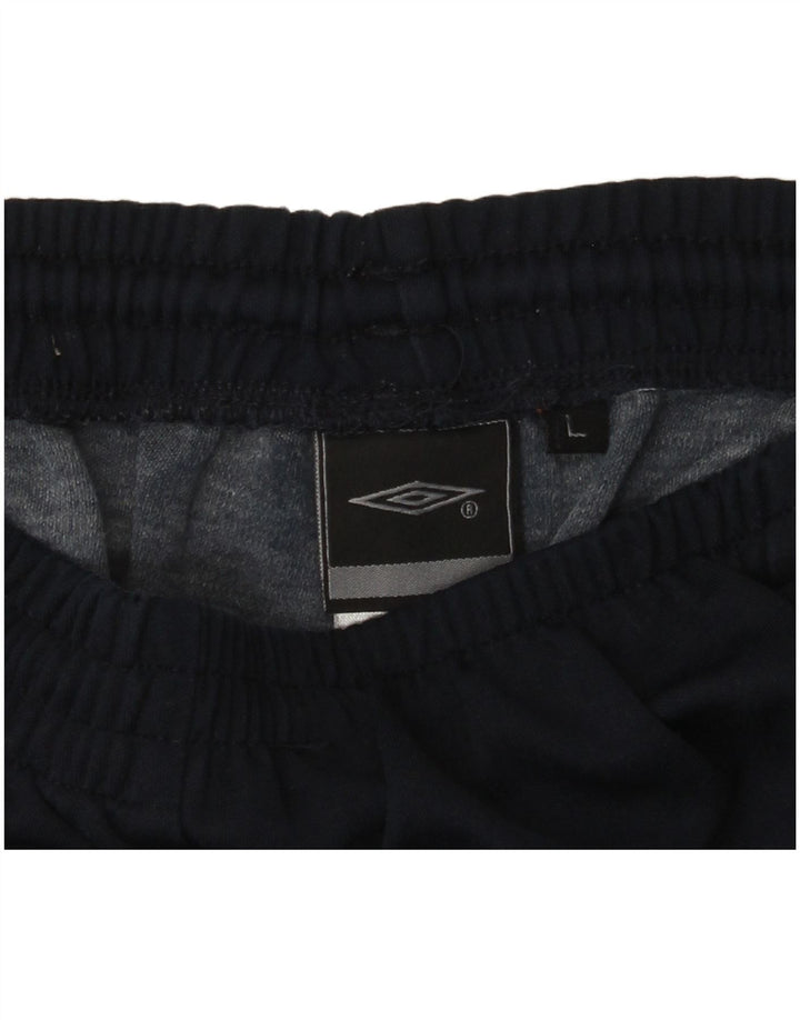 Calça de treino masculina Umbro Graphic grande azul marinho