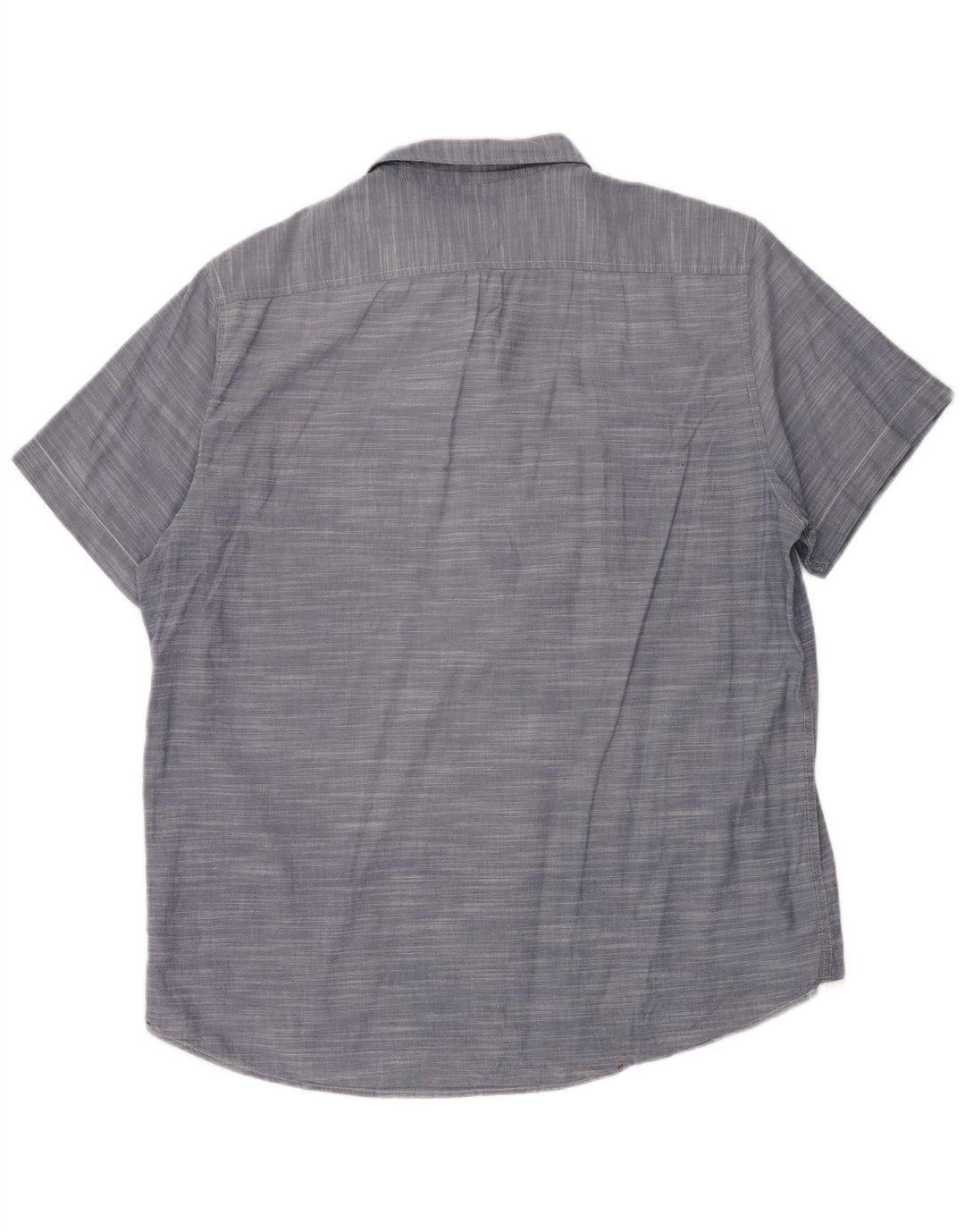 Camisa masculina de manga curta LEE Regular Fit 2XL algodão azul