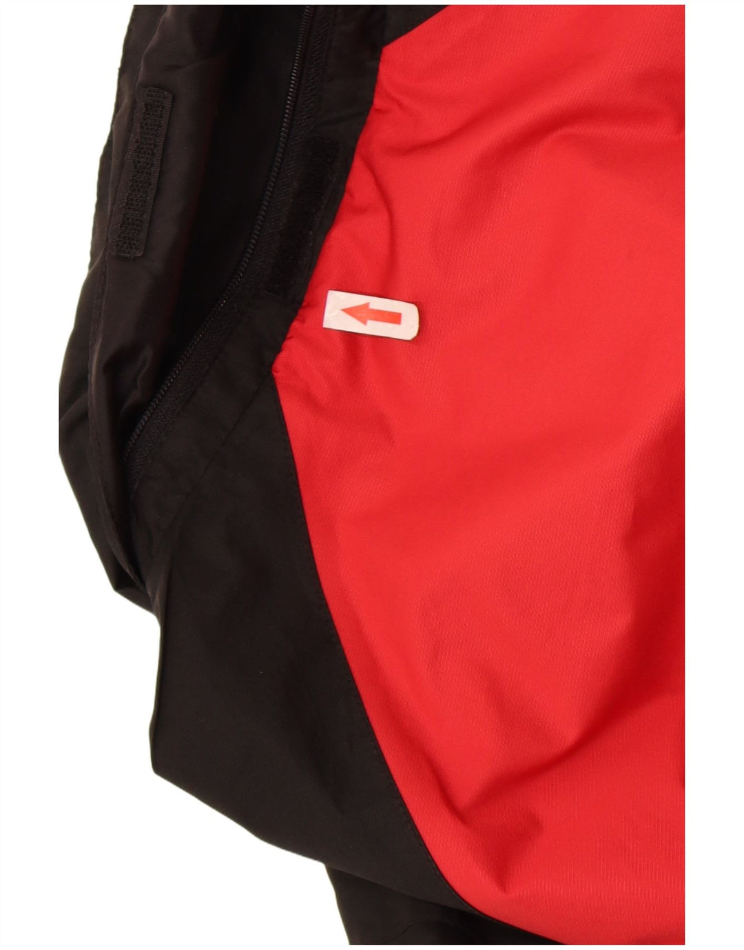 Jaqueta de chuva masculina Iguana UK 46 3XL poliéster colorblock vermelho