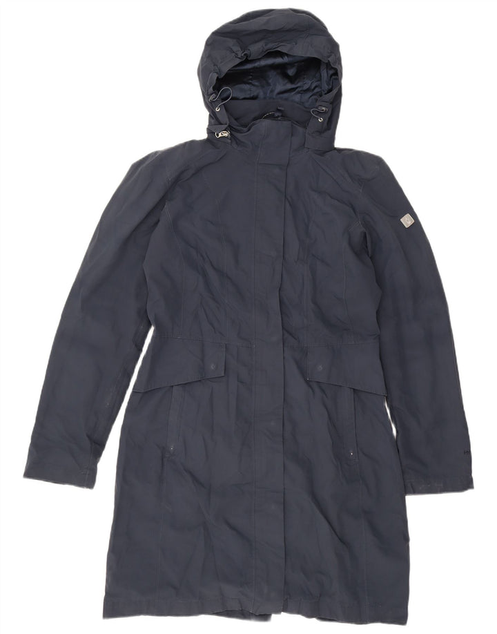 Capa de chuva feminina com capuz The North Face UK 14 poliéster azul marinho médio
