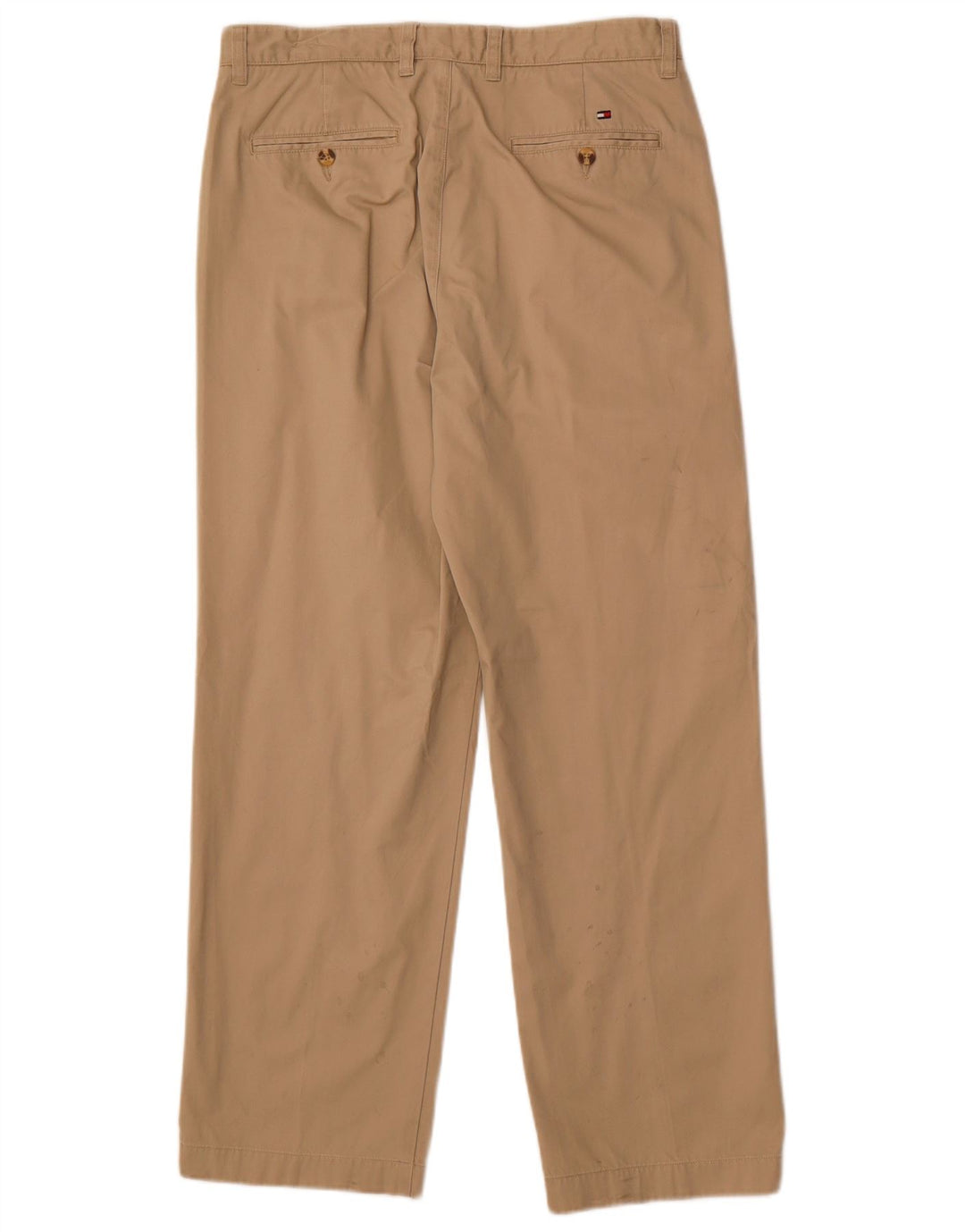 Calça Chino Masculina TOMMY HILFIGER W34 L30 Algodão Bege