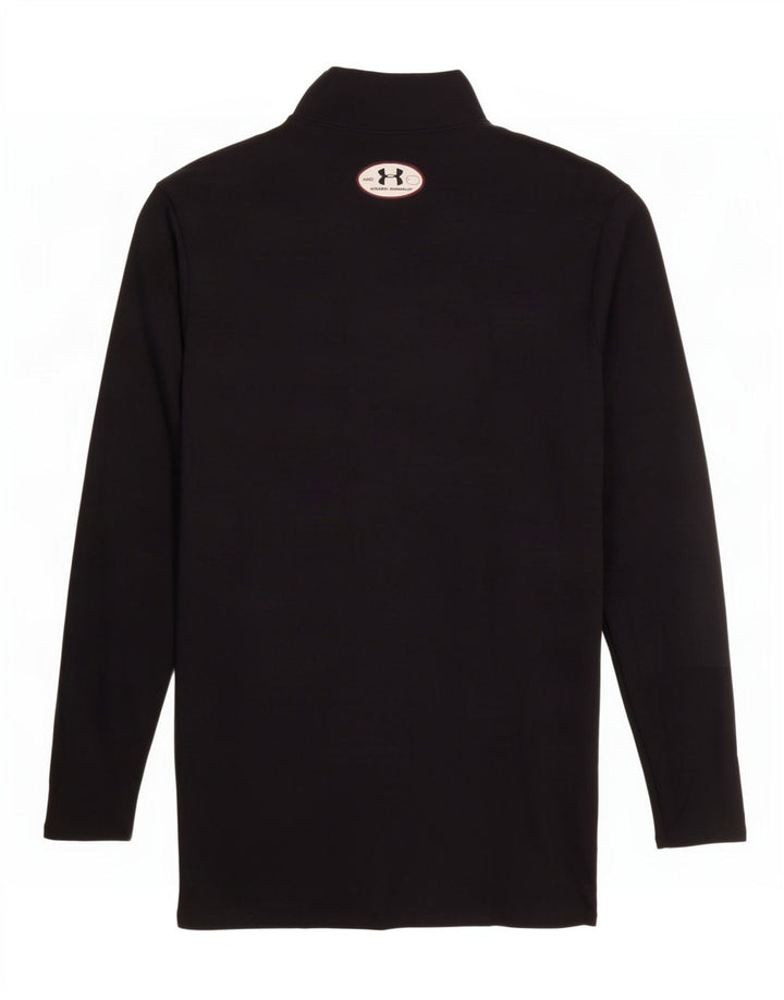Under Armour Masculino Top Manga Longa Médio Preto Nylon