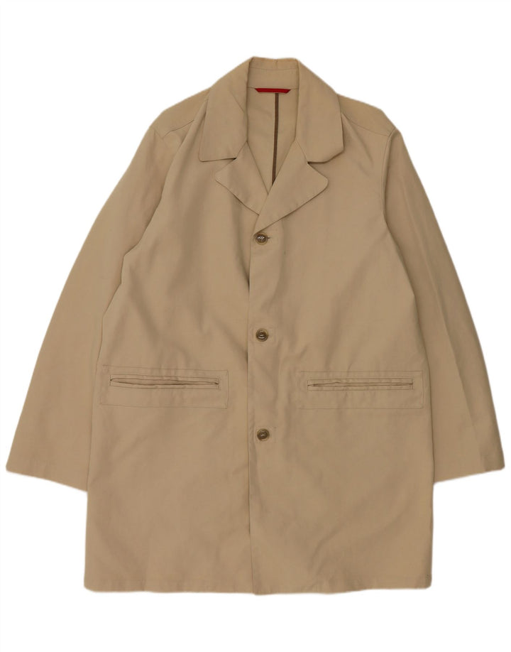 Sobretudo masculino Belfe UK 42 XL algodão bege