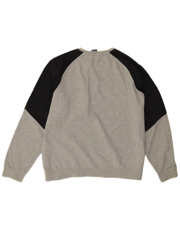 Moletom masculino NIKE Jumper XL cinza colorblock algodão