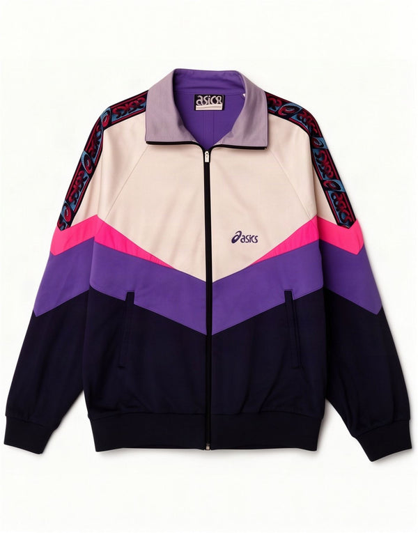 Asics Mens Tracksuit Top Jacket IT 52 Grande Colourblock multicolorido