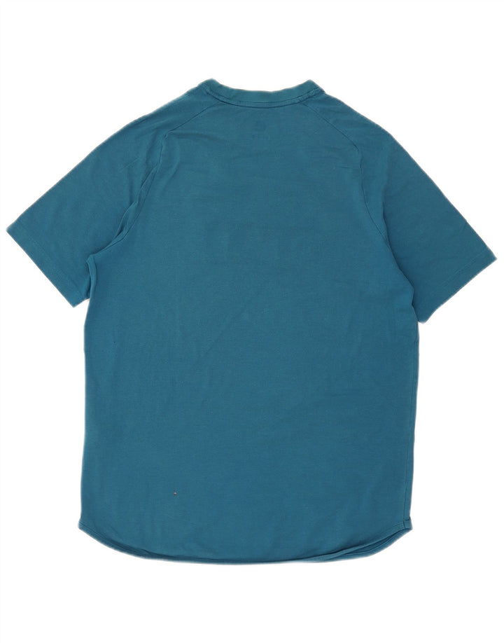 Camiseta gráfica masculina Under Armour Top médio algodão azul