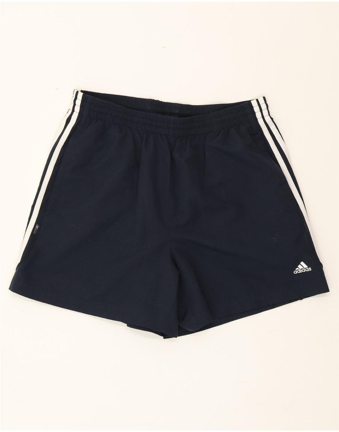Shorts esportivos masculinos ADIDAS grandes poliéster azul marinho