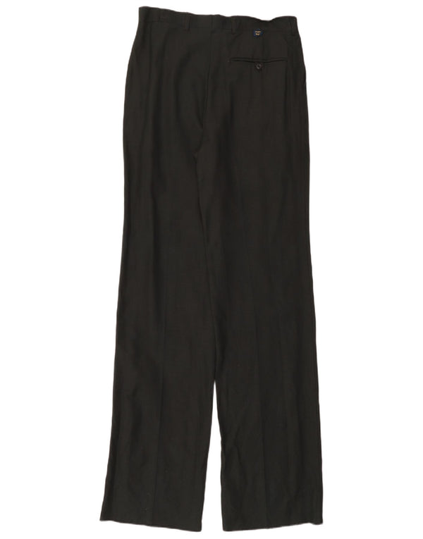 Calça Chino Masculina Vintage W30 L36 Viscose Preta