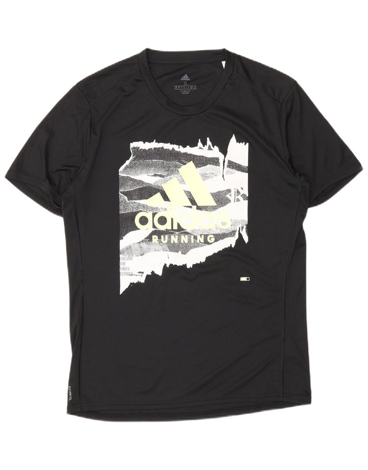 Camiseta Adidas Masculina Climalite Graphic Top Pequeno Poliéster Preto
