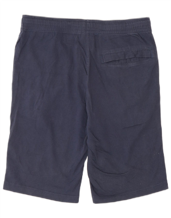 Shorts esportivos masculinos Nike pequenos algodão azul marinho