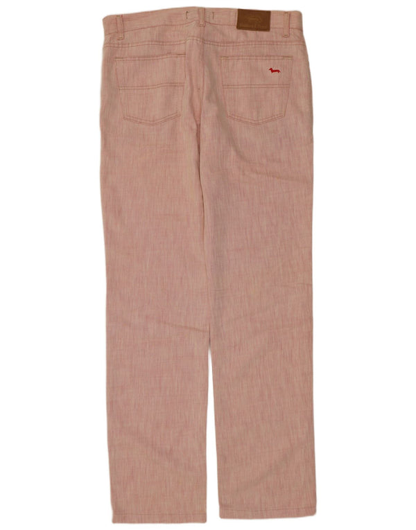 Calça jeans reta masculina Harmont & Blaine W32 L35 algodão rosa