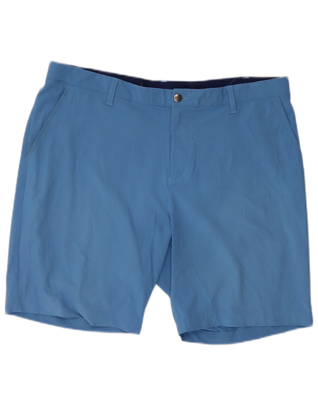 Adidas Mens Primegreen Chino Shorts W38 XL Azul Poliéster