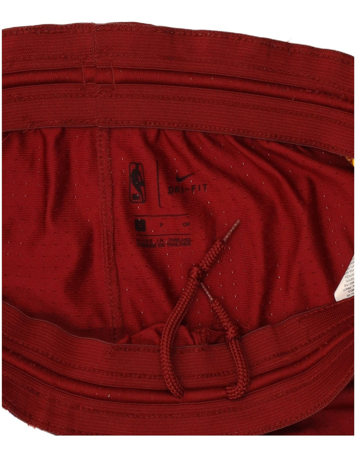 Nike Mens Sport Shorts Pequeno Borgonha Colorblock Poliéster