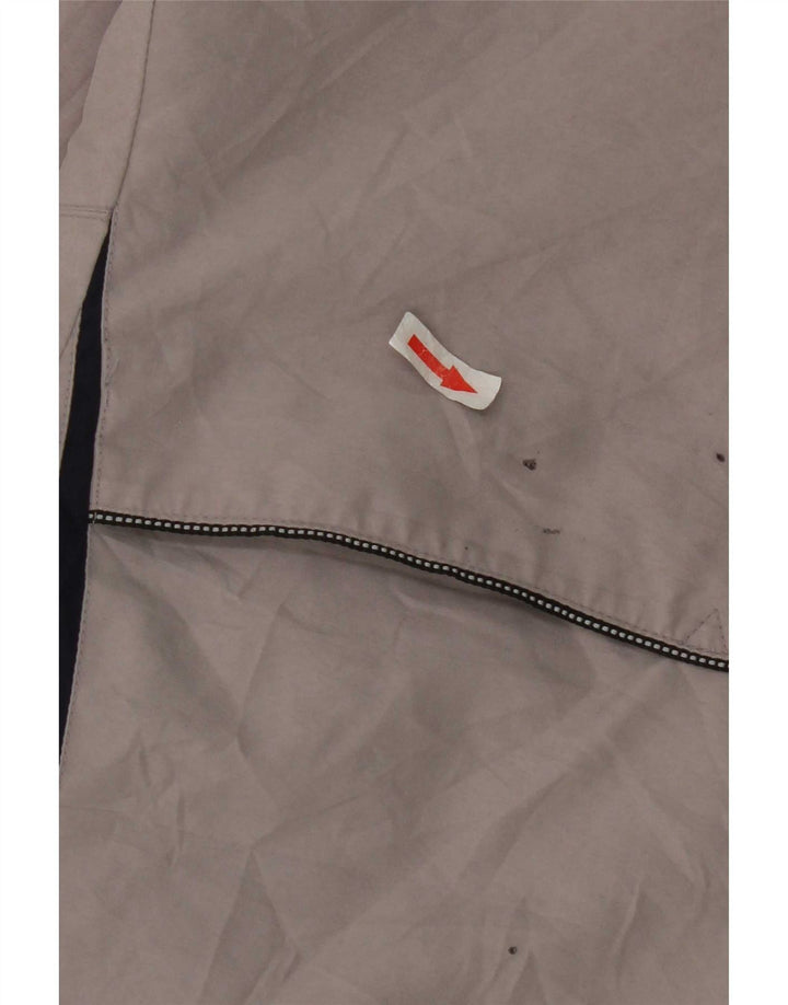 Jaqueta de chuva masculina Champion UK 42 XL cinza colorblock poliéster