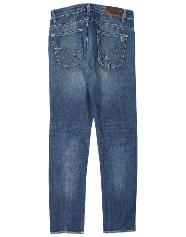 Jeans skinny masculino Gas W28 L32 algodão azul