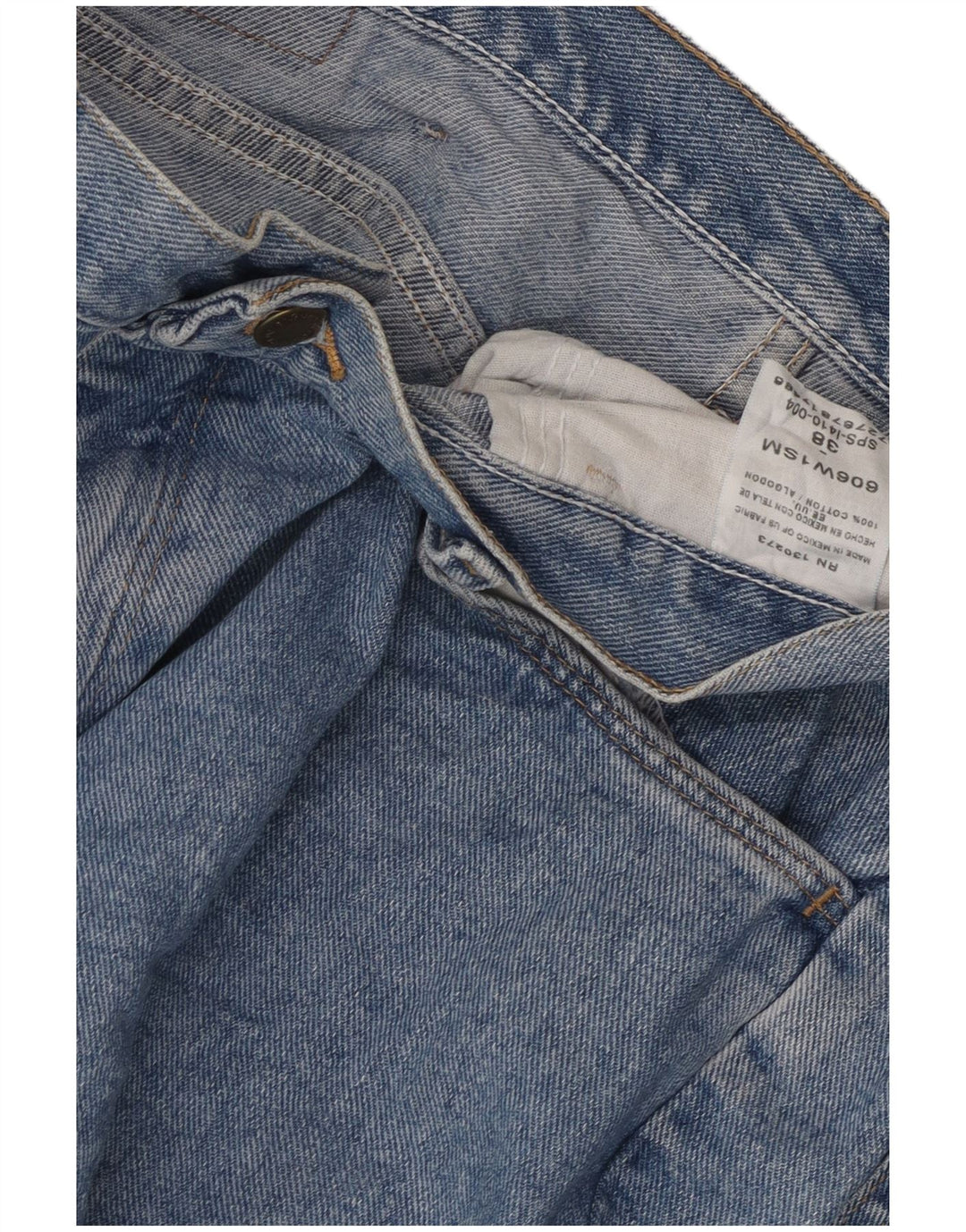 Shorts jeans masculino WRANGLER W38 XL algodão azul