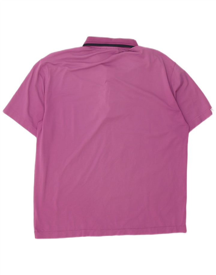Camisa polo masculina Chervo IT 52 grande roxo nylon