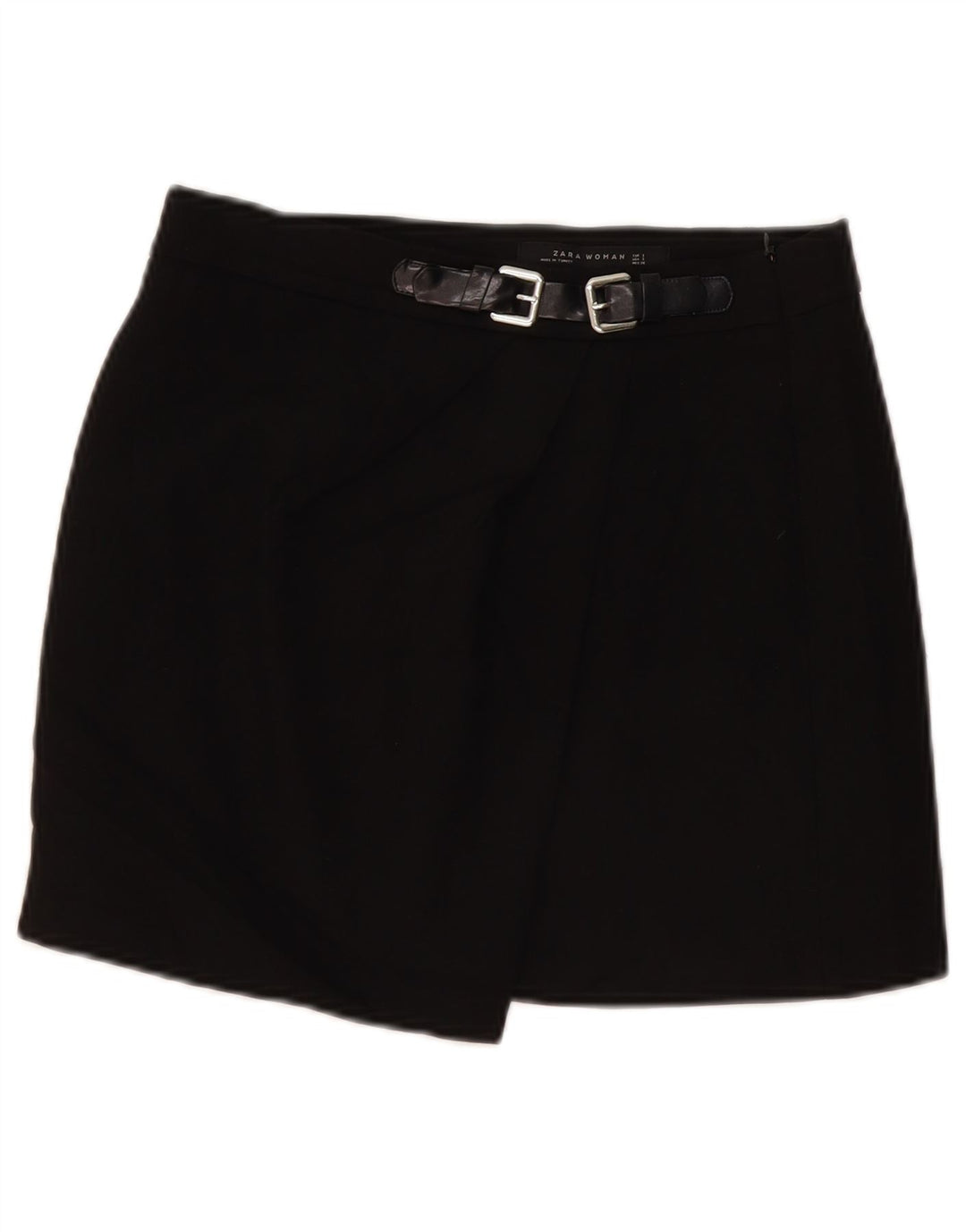 Saia feminina assimétrica Zara pequena W27 preta